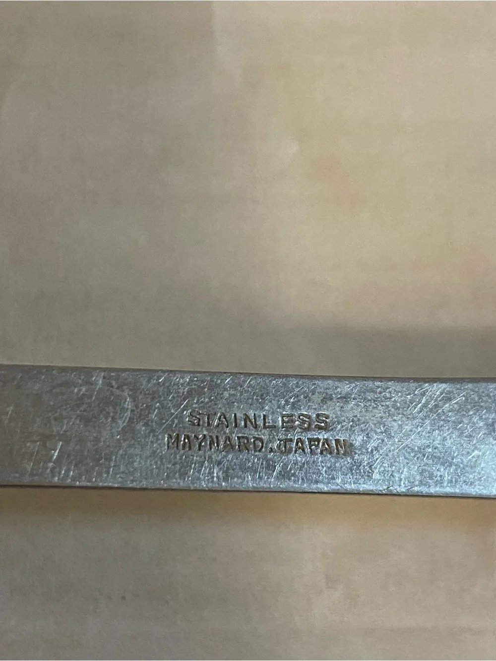 Maynard stamped stainless